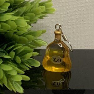 Drink Earring, Alcohol Earring, Cognac Earring, Funny Food Earring, Gift Idea